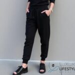 black sweatpants