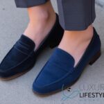 Suede Loafers