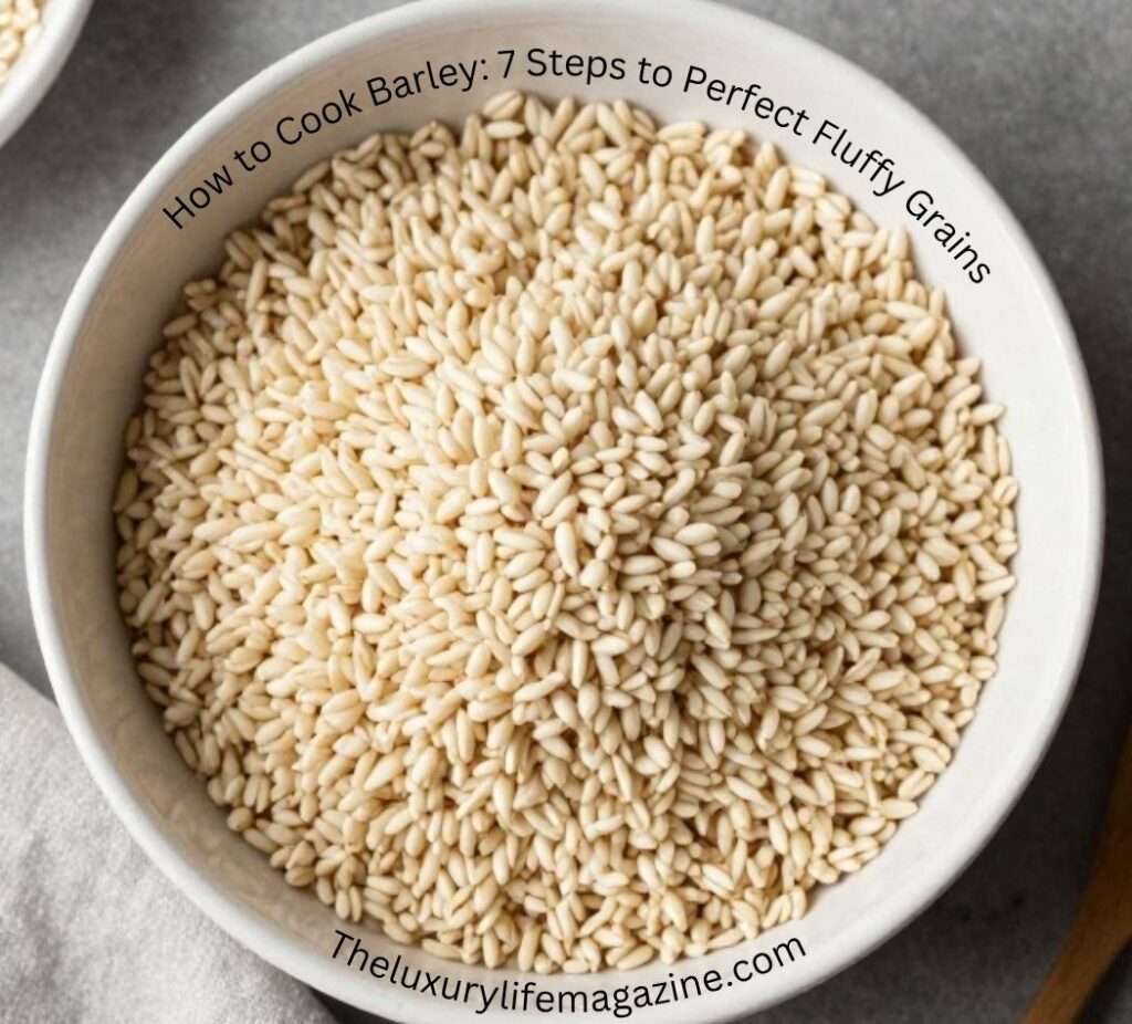 How to Cook Barley